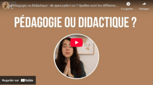 pedagogie ou didactique