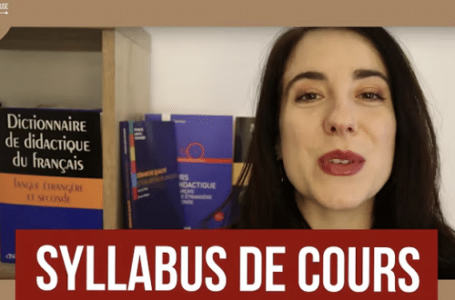 syllabus de cours